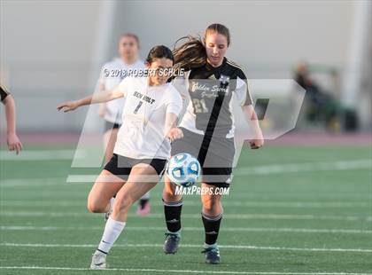 Thumbnail 3 in Golden Sierra vs. Ben Holt College Prep Academy (CIF SJS D7 Final) photogallery.