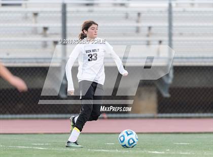 Thumbnail 3 in Golden Sierra vs. Ben Holt College Prep Academy (CIF SJS D7 Final) photogallery.