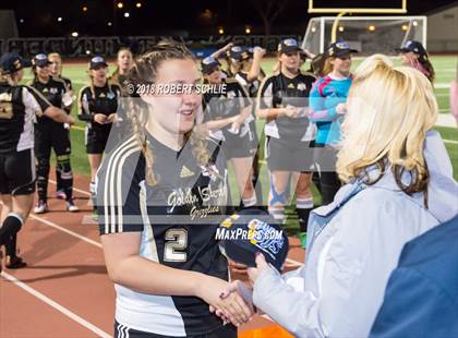 Thumbnail 1 in Golden Sierra vs. Ben Holt College Prep Academy (CIF SJS D7 Final) photogallery.