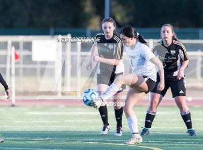 Thumbnail 2 in Golden Sierra vs. Ben Holt College Prep Academy (CIF SJS D7 Final) photogallery.