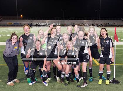 Thumbnail 3 in Golden Sierra vs. Ben Holt College Prep Academy (CIF SJS D7 Final) photogallery.