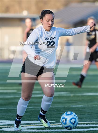 Thumbnail 1 in Golden Sierra vs. Ben Holt College Prep Academy (CIF SJS D7 Final) photogallery.