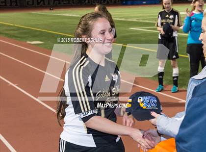Thumbnail 1 in Golden Sierra vs. Ben Holt College Prep Academy (CIF SJS D7 Final) photogallery.