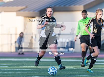 Thumbnail 1 in Golden Sierra vs. Ben Holt College Prep Academy (CIF SJS D7 Final) photogallery.