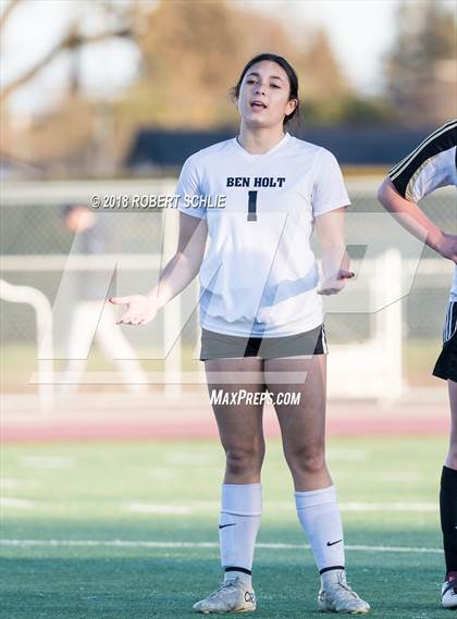 Thumbnail 2 in Golden Sierra vs. Ben Holt College Prep Academy (CIF SJS D7 Final) photogallery.