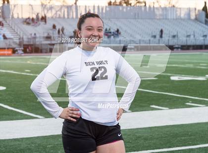 Thumbnail 1 in Golden Sierra vs. Ben Holt College Prep Academy (CIF SJS D7 Final) photogallery.