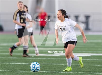 Thumbnail 1 in Golden Sierra vs. Ben Holt College Prep Academy (CIF SJS D7 Final) photogallery.