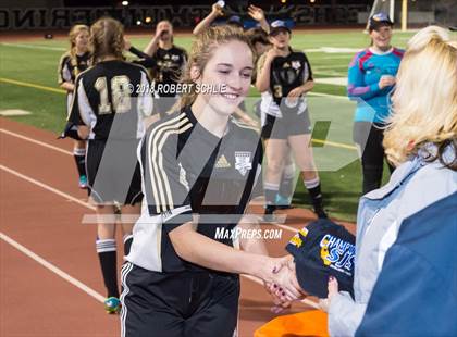 Thumbnail 1 in Golden Sierra vs. Ben Holt College Prep Academy (CIF SJS D7 Final) photogallery.