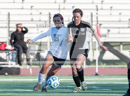 Thumbnail 1 in Golden Sierra vs. Ben Holt College Prep Academy (CIF SJS D7 Final) photogallery.