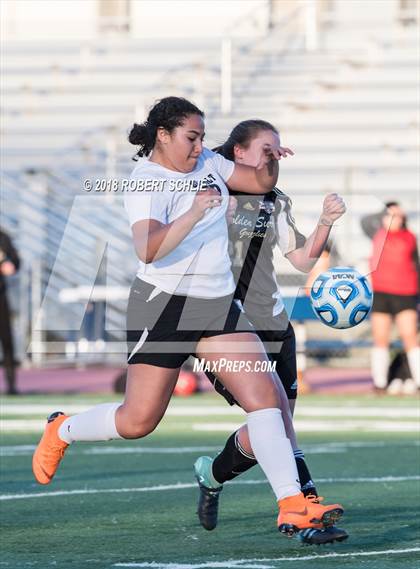 Thumbnail 2 in Golden Sierra vs. Ben Holt College Prep Academy (CIF SJS D7 Final) photogallery.