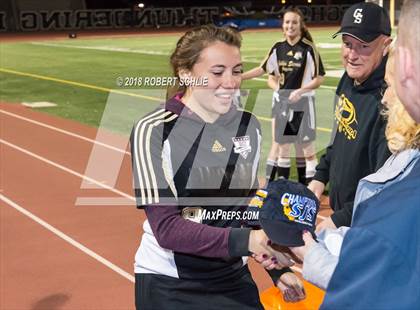 Thumbnail 2 in Golden Sierra vs. Ben Holt College Prep Academy (CIF SJS D7 Final) photogallery.
