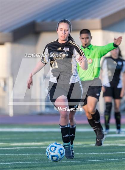 Thumbnail 2 in Golden Sierra vs. Ben Holt College Prep Academy (CIF SJS D7 Final) photogallery.