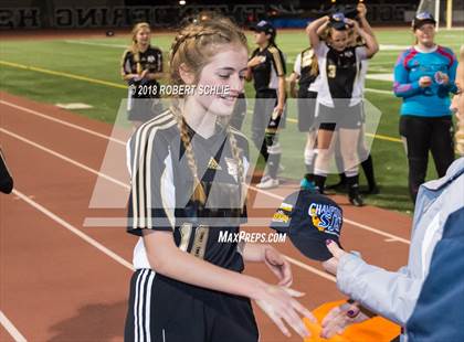 Thumbnail 3 in Golden Sierra vs. Ben Holt College Prep Academy (CIF SJS D7 Final) photogallery.