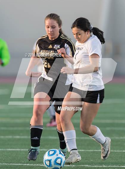 Thumbnail 3 in Golden Sierra vs. Ben Holt College Prep Academy (CIF SJS D7 Final) photogallery.