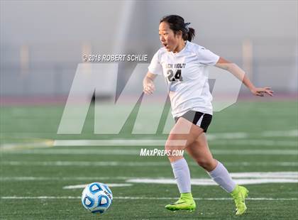 Thumbnail 3 in Golden Sierra vs. Ben Holt College Prep Academy (CIF SJS D7 Final) photogallery.