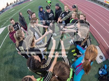 Thumbnail 2 in Golden Sierra vs. Ben Holt College Prep Academy (CIF SJS D7 Final) photogallery.