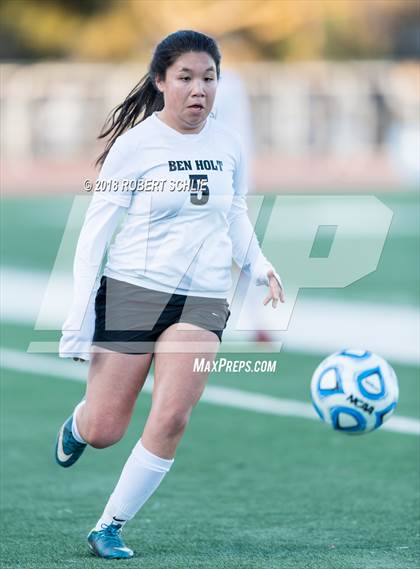 Thumbnail 2 in Golden Sierra vs. Ben Holt College Prep Academy (CIF SJS D7 Final) photogallery.