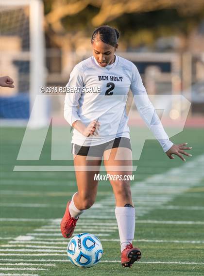 Thumbnail 3 in Golden Sierra vs. Ben Holt College Prep Academy (CIF SJS D7 Final) photogallery.