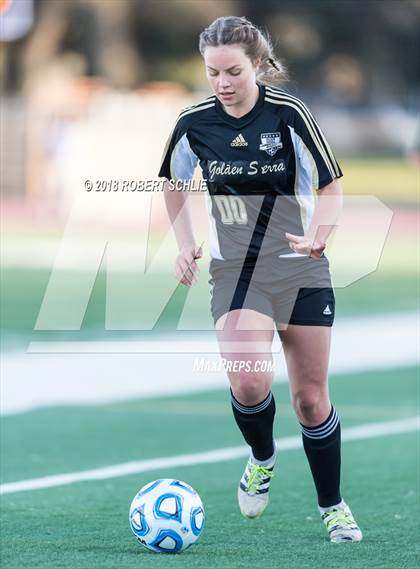Thumbnail 3 in Golden Sierra vs. Ben Holt College Prep Academy (CIF SJS D7 Final) photogallery.