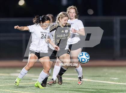 Thumbnail 2 in Golden Sierra vs. Ben Holt College Prep Academy (CIF SJS D7 Final) photogallery.