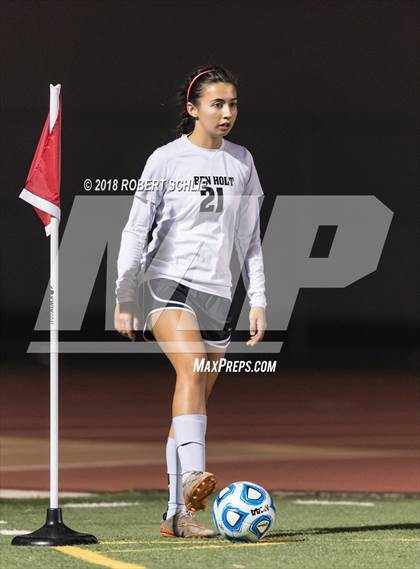 Thumbnail 2 in Golden Sierra vs. Ben Holt College Prep Academy (CIF SJS D7 Final) photogallery.
