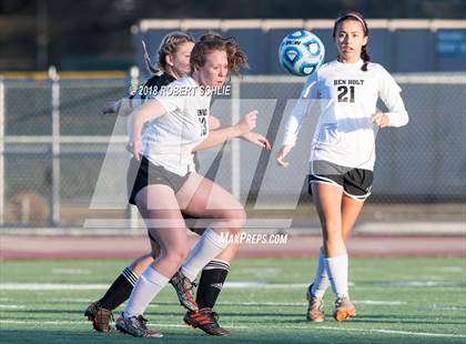 Thumbnail 2 in Golden Sierra vs. Ben Holt College Prep Academy (CIF SJS D7 Final) photogallery.