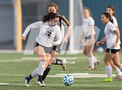 Thumbnail 3 in Golden Sierra vs. Ben Holt College Prep Academy (CIF SJS D7 Final) photogallery.