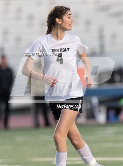 Thumbnail 2 in Golden Sierra vs. Ben Holt College Prep Academy (CIF SJS D7 Final) photogallery.