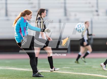Thumbnail 1 in Golden Sierra vs. Ben Holt College Prep Academy (CIF SJS D7 Final) photogallery.