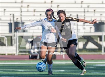 Thumbnail 2 in Golden Sierra vs. Ben Holt College Prep Academy (CIF SJS D7 Final) photogallery.