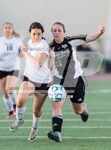 Thumbnail 3 in Golden Sierra vs. Ben Holt College Prep Academy (CIF SJS D7 Final) photogallery.