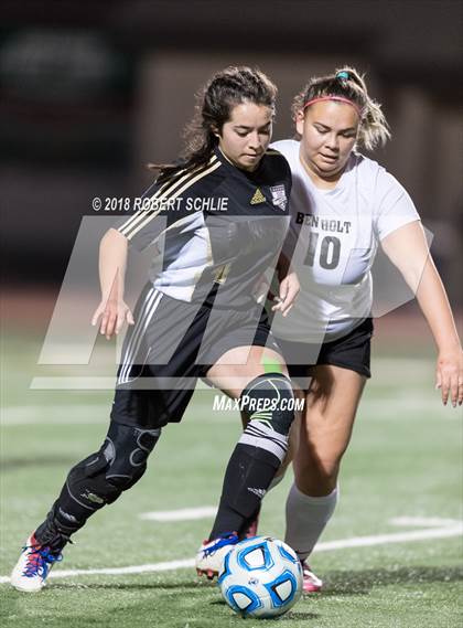 Thumbnail 3 in Golden Sierra vs. Ben Holt College Prep Academy (CIF SJS D7 Final) photogallery.