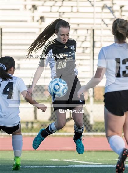 Thumbnail 3 in Golden Sierra vs. Ben Holt College Prep Academy (CIF SJS D7 Final) photogallery.