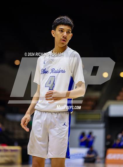 Thumbnail 1 in Strathmore @ Caruthers (CIF CS Boys Basketball Championships D VI) photogallery.
