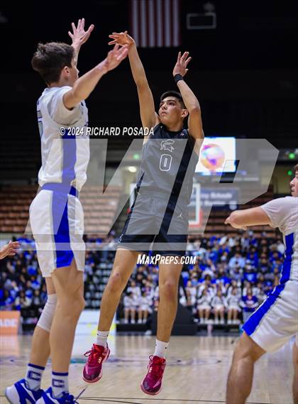 Thumbnail 3 in Strathmore @ Caruthers (CIF CS Boys Basketball Championships D VI) photogallery.