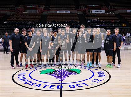 Thumbnail 1 in Strathmore @ Caruthers (CIF CS Boys Basketball Championships D VI) photogallery.