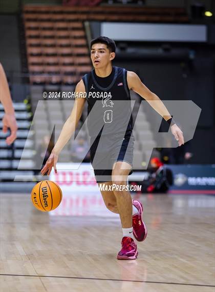 Thumbnail 2 in Strathmore @ Caruthers (CIF CS Boys Basketball Championships D VI) photogallery.