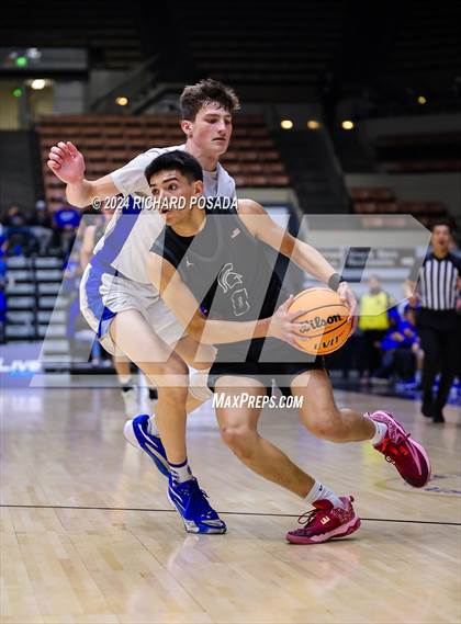Thumbnail 3 in Strathmore @ Caruthers (CIF CS Boys Basketball Championships D VI) photogallery.
