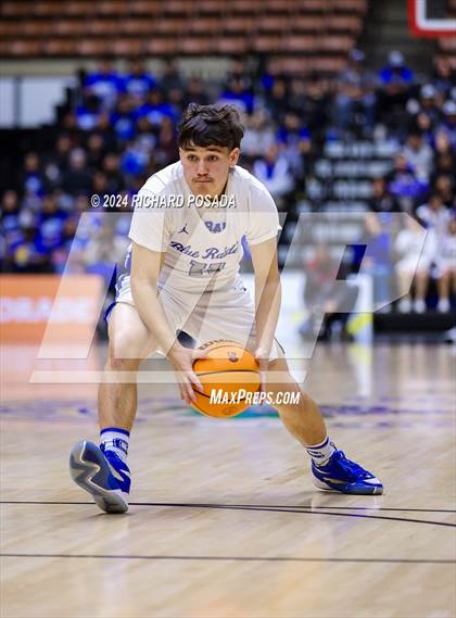 Thumbnail 3 in Strathmore @ Caruthers (CIF CS Boys Basketball Championships D VI) photogallery.