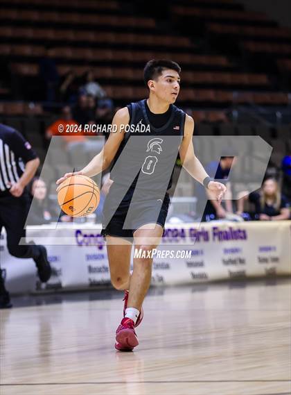Thumbnail 3 in Strathmore @ Caruthers (CIF CS Boys Basketball Championships D VI) photogallery.