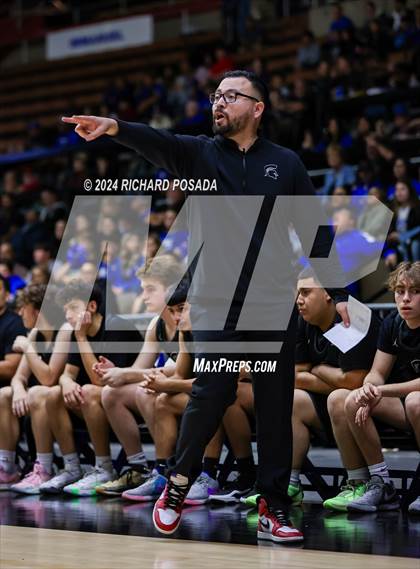 Thumbnail 1 in Strathmore @ Caruthers (CIF CS Boys Basketball Championships D VI) photogallery.