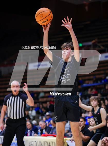 Thumbnail 2 in Strathmore @ Caruthers (CIF CS Boys Basketball Championships D VI) photogallery.