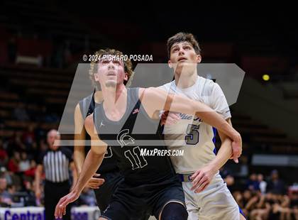 Thumbnail 1 in Strathmore @ Caruthers (CIF CS Boys Basketball Championships D VI) photogallery.