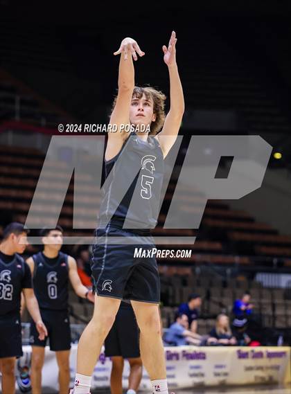 Thumbnail 3 in Strathmore @ Caruthers (CIF CS Boys Basketball Championships D VI) photogallery.
