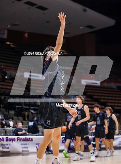 Thumbnail 3 in Strathmore @ Caruthers (CIF CS Boys Basketball Championships D VI) photogallery.