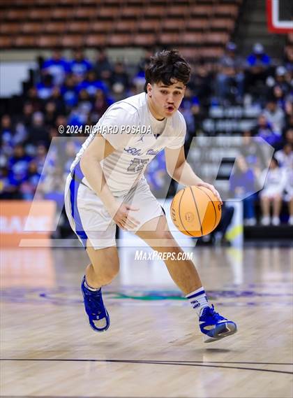 Thumbnail 1 in Strathmore @ Caruthers (CIF CS Boys Basketball Championships D VI) photogallery.