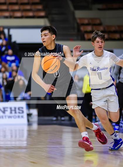 Thumbnail 3 in Strathmore @ Caruthers (CIF CS Boys Basketball Championships D VI) photogallery.