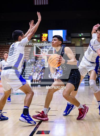 Thumbnail 3 in Strathmore @ Caruthers (CIF CS Boys Basketball Championships D VI) photogallery.