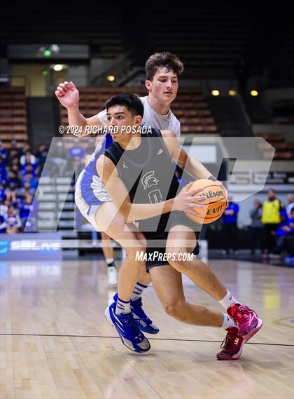 Thumbnail 1 in Strathmore @ Caruthers (CIF CS Boys Basketball Championships D VI) photogallery.