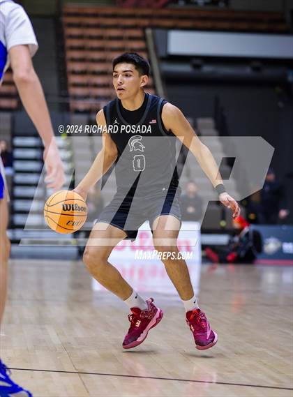 Thumbnail 3 in Strathmore @ Caruthers (CIF CS Boys Basketball Championships D VI) photogallery.